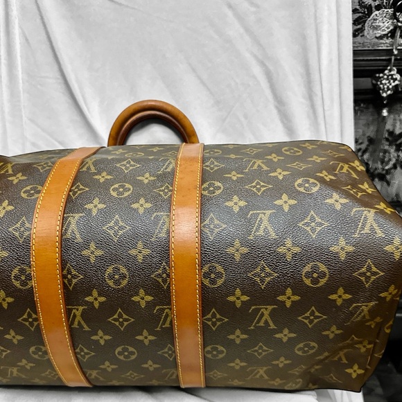 LOUIS VUITTON DUFFLE BAG W/LOCK&KEY - Picture 5 of 9